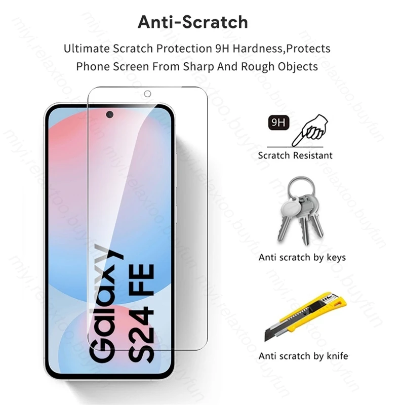 5–1 Stück 9H Premium gehärtetes Glas für Samsung Galaxy S24 – Bild 5