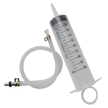 Motorrad Entlüftung Kit Bremssattel Gas Entlüftung Spritze Werkzeug Für Hydraulische Scheibenbremse Universal