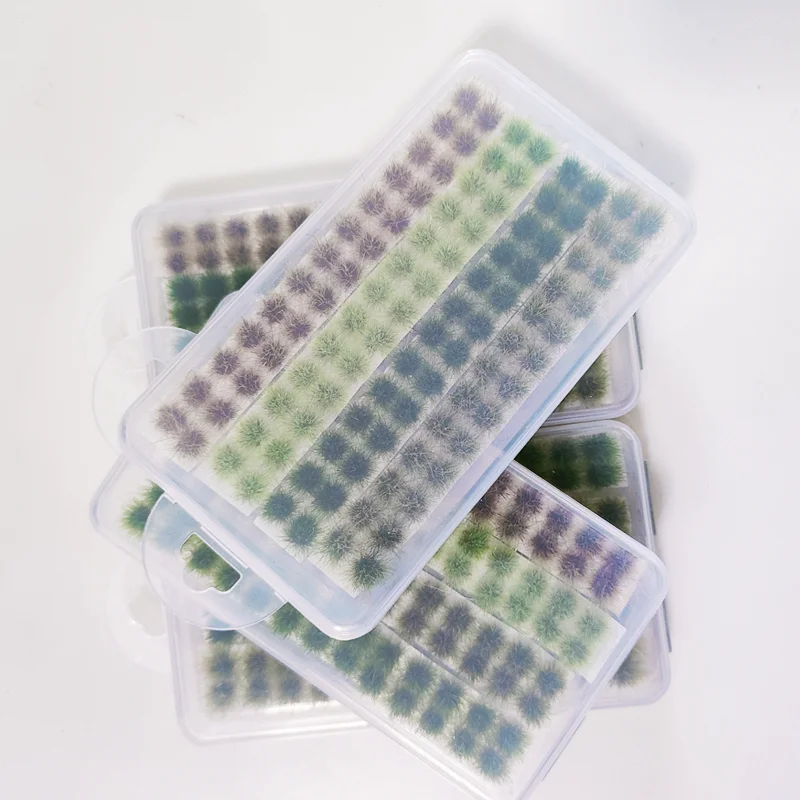 4 Farben/104 Stufen Modellgrasbüschel für – Bild 4