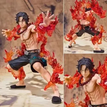 Ein Stück Portgas d Ass Schlacht Feuer Action figuren Spielzeug Japan Anime Sammler figuren PVC Modell