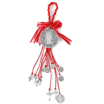 Heiliger Benedikt Medaillenschutz Segen Charm Katholischer San Benito Medaille Handgefertigter Schmuck