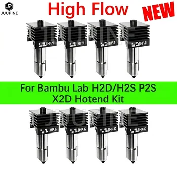 Hochdurchsatz-Düsenbaugruppe für Bambu Lab H2D/H2S P2S X2D Hotend 0,4MM 0,6 0,8 Schnelldruck-Upgrade