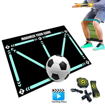 90 cm Fußball-Trainingsmatte, langlebig, rutschfest, faltbar, für Kinder und Erwachsene