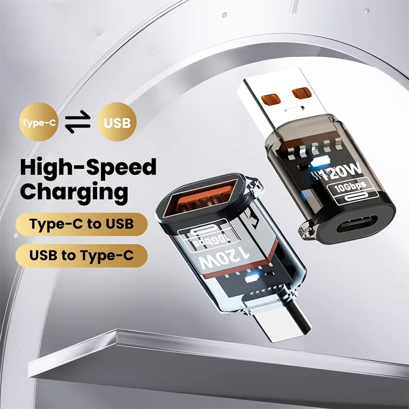 120 W OTG USB 3,2 auf Typ C Adapter USB Buchse auf Typ C – Bild 2