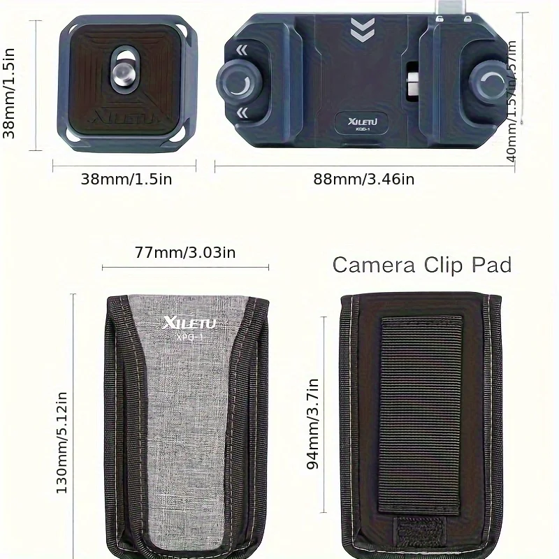Universal DSLR Kamera Gimbal Arca Swiss Quick Release Platte – Bild 6