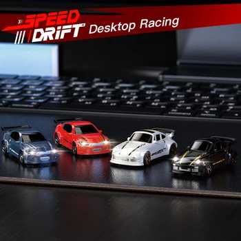 Kf20 1:64 Drift RC-Auto Ferngesteuertes Vierrad-Rennauto Vollproportional Schreibtisch-Wettbewerbsspielzeug