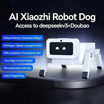 Xiaozhi KI-Roboter-Haustier für Kinder, Sprachgesteuerter Roboterhund, Mensch-Maschine-Gegenseitige