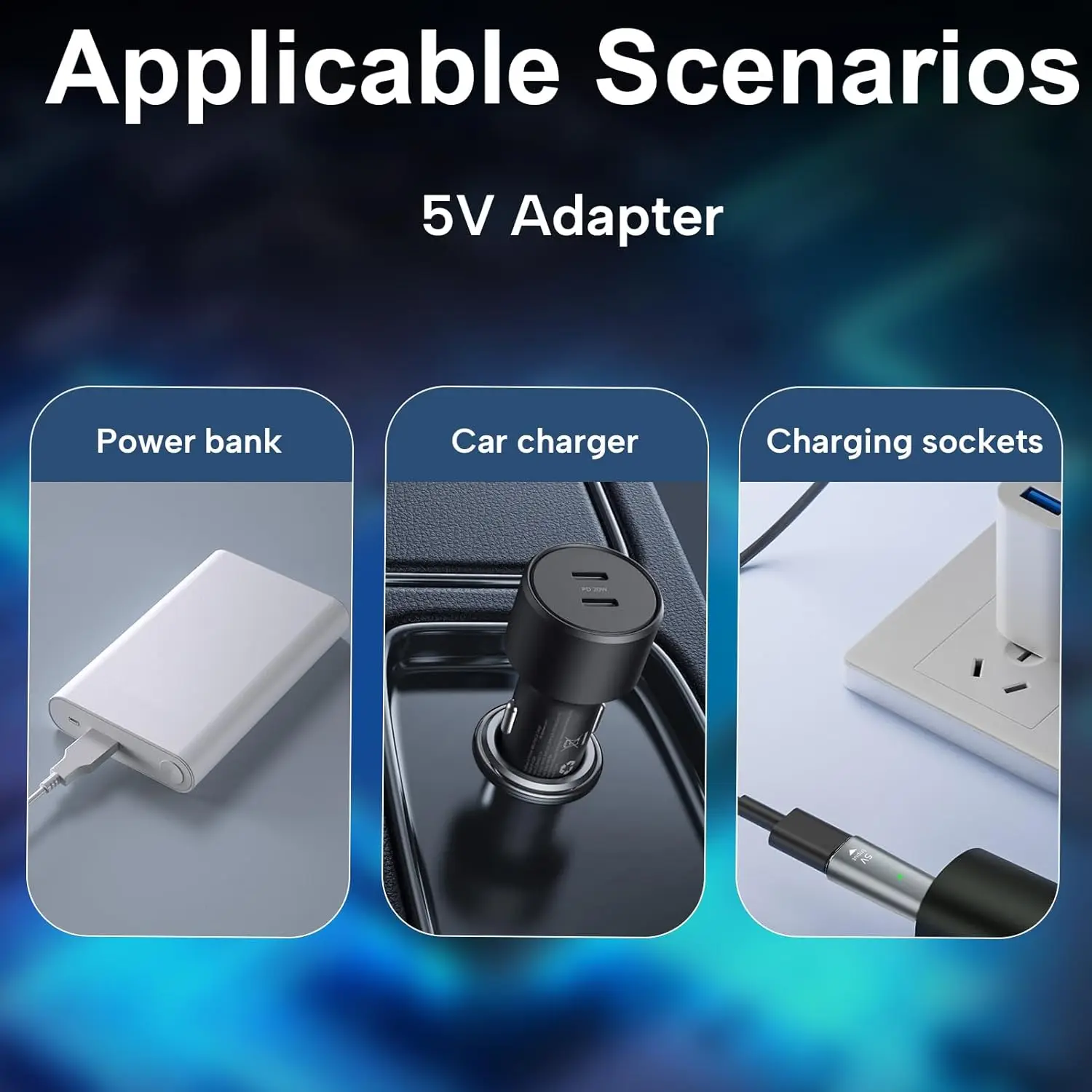 Brangdy 5V Typ-C Rasierer-Adapter, Ladegerät, Konverter – Bild 5
