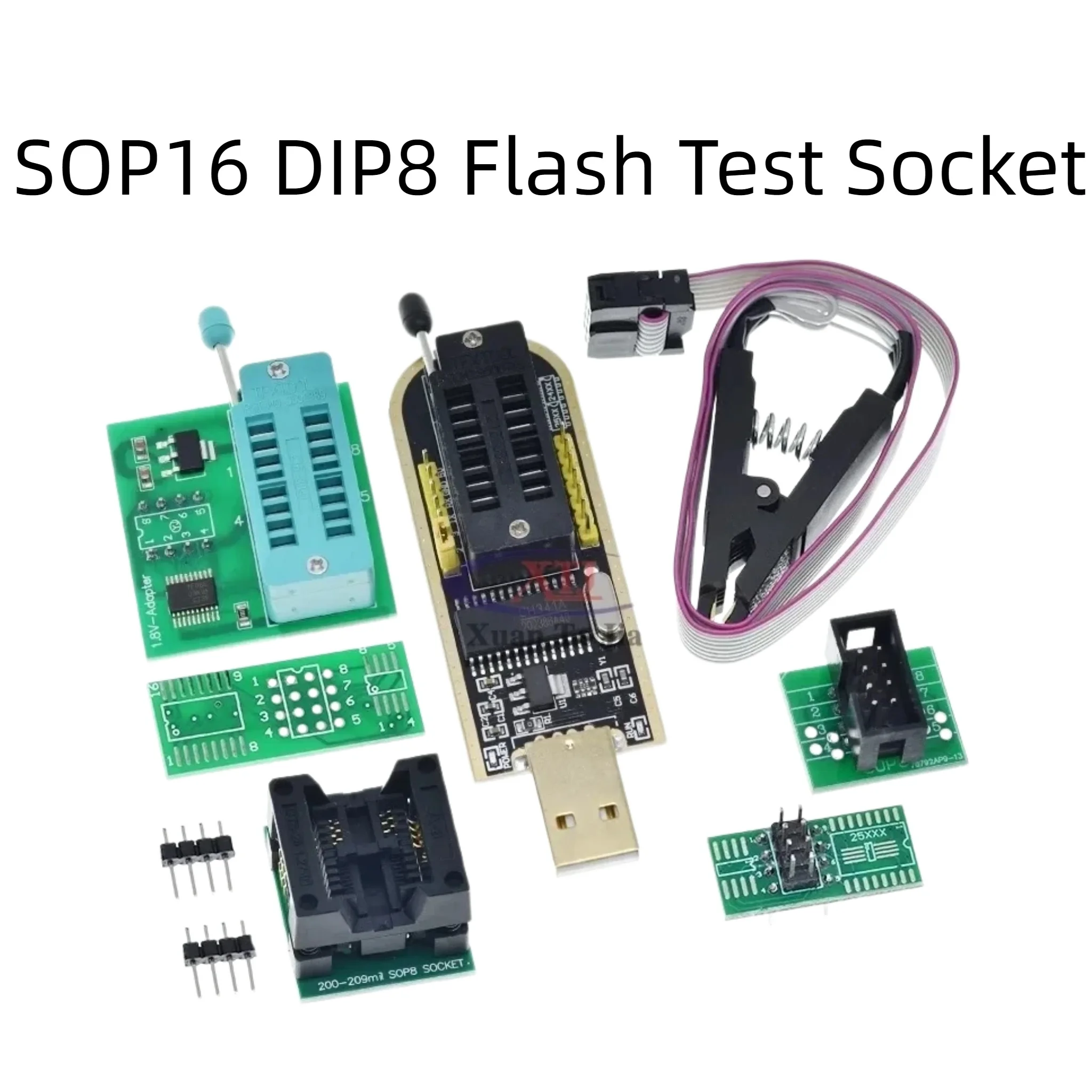 CH341A/B USB-Programmer mit SOP8-Testclip, 24/25er EEPROM – Bild 4