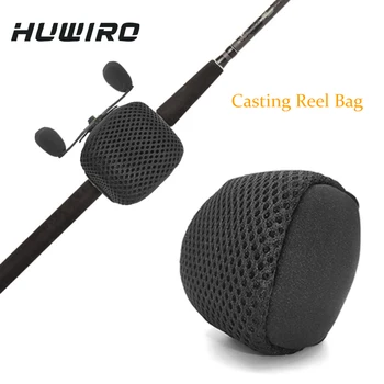 Weiche Casting Reel Schutzhülle Tasche Trommel Reel Tasche Angelrolle Fall Angeln Zubehör Tasche (2 Stück)