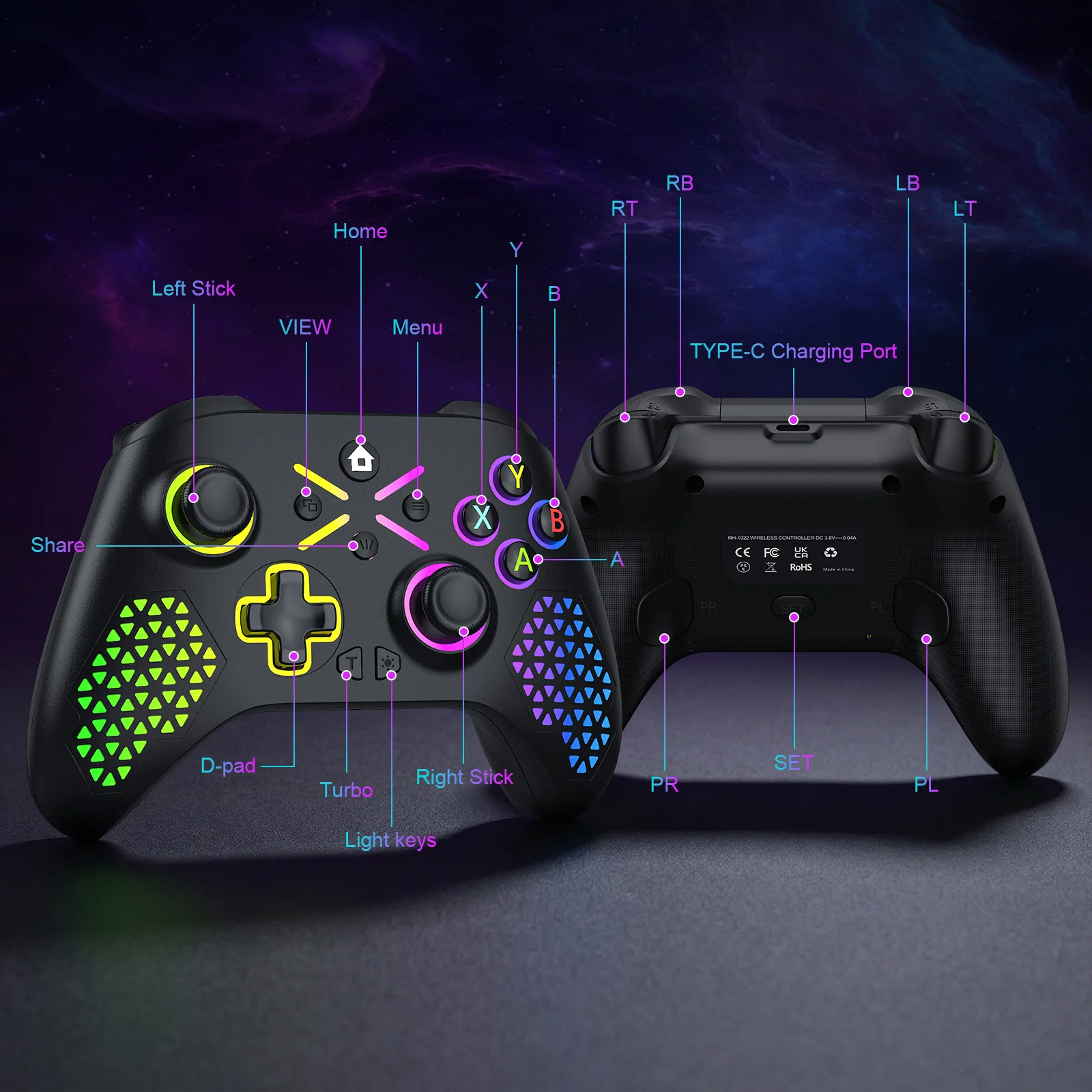 Kabelloser Gamepad für Xbox One, Xbox Series S, Xbox Series X – Bild 6