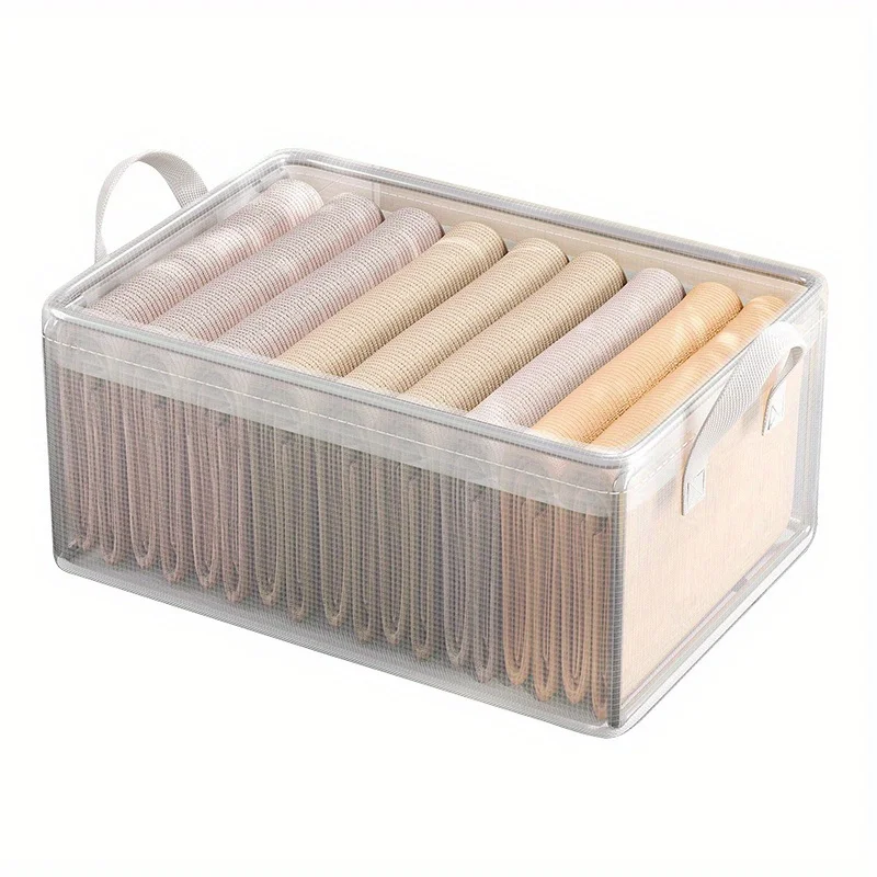 1-teilige transparente PVC-Aufbewahrungsbox mit massivem – Bild 2