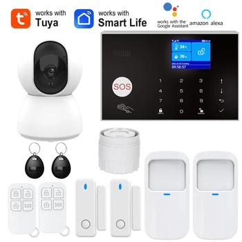 WIFI Kamera GSM Alarm System Wireless Home Einbrecher Alarm System Tuya APP Steuerung Sirene Motion Detektor