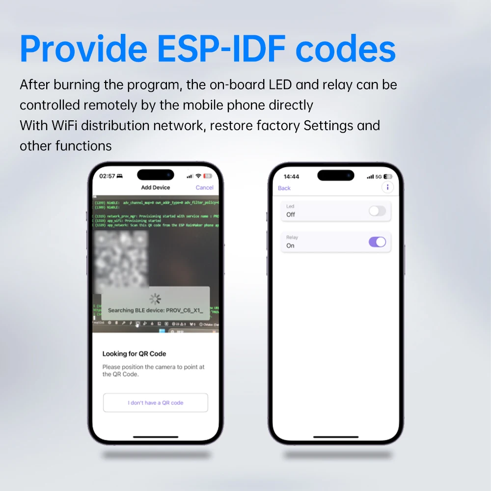 ESP32-C6 Relaismodul 1-Kanal, WLAN und Bluetooth, DC 5–60 V – Bild 3
