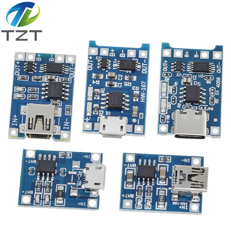 TZT 5 Stück Micro USB 5V 1A 18650 TP4056 – Bild 5