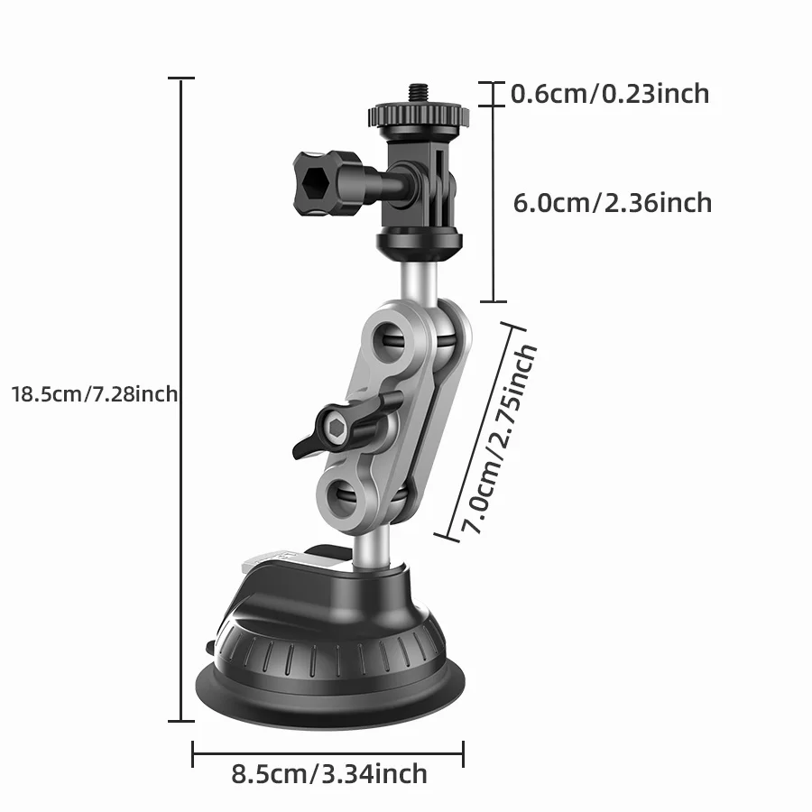 Leistungsstarke Saugnapf-Autohalterung für Insta360 X4 X3 X2 – Bild 3