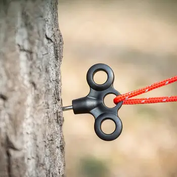 Mehrfachseil-Befestigungsnägel aus Edelstahl, Bodenanker für Camping, Wandern, Trampolin, Zelte (2 Stück)