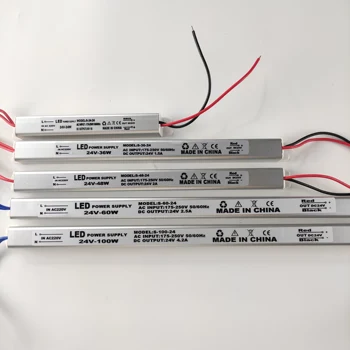 12V 24V LED-Treiber-Netzteil 220V Schalt-LED-Treiber-Beleuchtungstransformator 24W 36W 48W 60W 100W