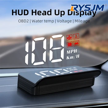 M3 HUD OBD2-Display Bordcomputer Auto Head-up-Display Windschutzscheiben-Projektion mit großer Schrift E-OBD