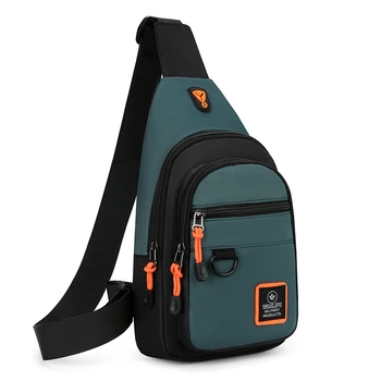 Mode männer Brust Tasche Handtasche Leichte Oxford Stoff Umhängetasche Stilvolle Casual männer Taille Packs
