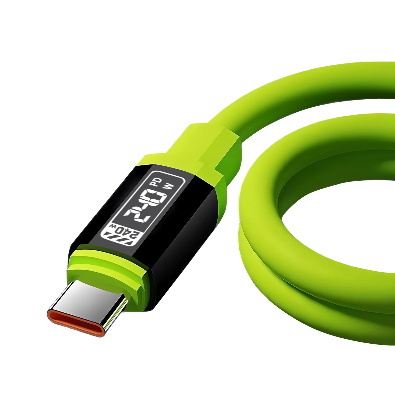 USB-C Ladekabel, Nylon geflochten, Schnellladen und Daten – Bild 6