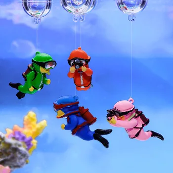 Aquarium-Taucher-Ornamente, Landschaftsdekoration, Aquarium-Geschenke, beliebt, schwimmend, Hayao Miyazaki