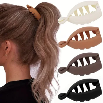 Twist Banana Clip Vertikale Clip Pferdeschwanz Haarspange Haarvolumen Mädchen Hinterkopf Oberseite des Kopfes