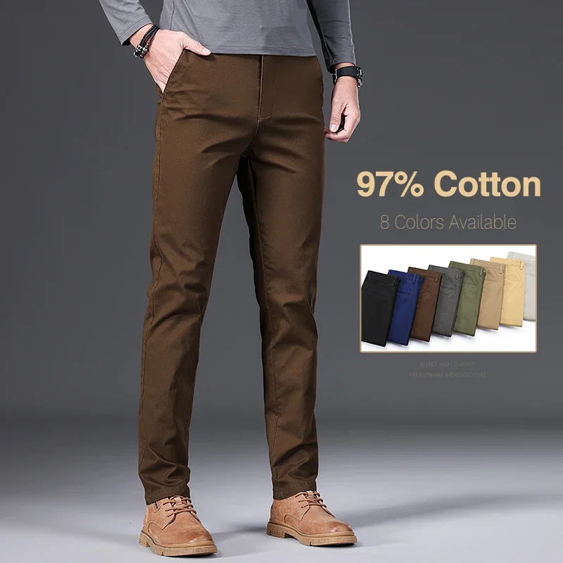 Herren-Freizeithose aus 9 % Baumwolle, Herbstmode, bequem