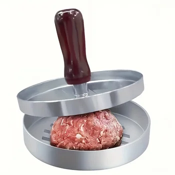 Antihaft-Burgerpresse Patty Maker Metall-Hamburgerform für Rindfleisch, Käse, Gemüse, Burgerherstellung