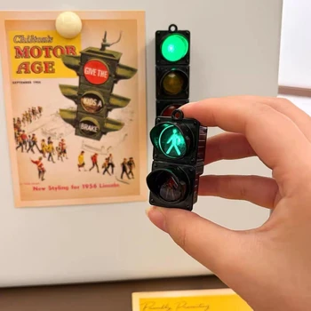 Ampel Magnetische Kühlschrank Aufkleber Verkehrs Spielzeug Fußgänger Licht Kreative Magnetische Dekoration
