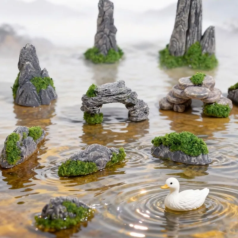 Miniatur-Landschaft im Chinesischen Stil, Künstliche – Bild 5