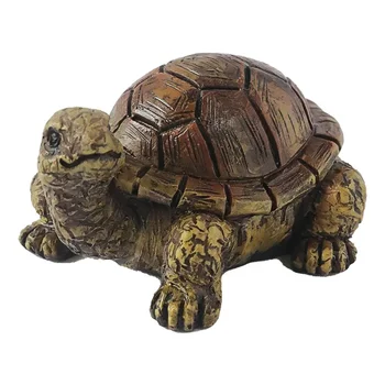 Handgefertigte Schildkrötenfiguren aus Kunstharz für Aquarien, Blumentöpfe und Gartendekorationen