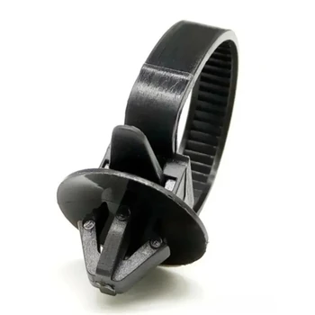 Auto Nylon Schwarz Kabelbinder Push Mount Kabelbaum Verschluss Kabel Klemme Clips Krawatten Management auto