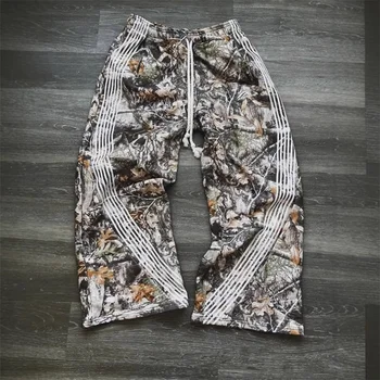 Camouflage-Freizeithose, Y2k-gesticktes Camo, funktionell, taktisch, funktionell, für Herren und Damen
