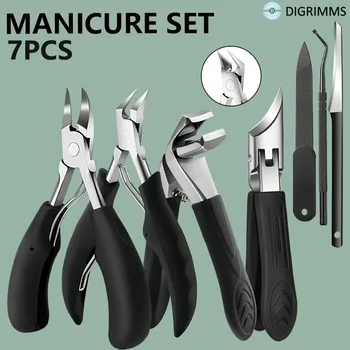 Professionelles Nagelpflege-Set für eingewachsene Nägel und Zehennägel, klassischer Griff, ergonomische