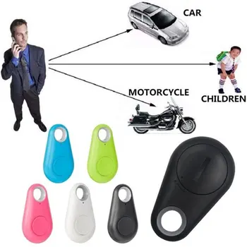 Mini Mode Smart Hund Haustiere Bluetooth 4,0 GPS Tracker Anti-verloren Alarm Tag Drahtlose Kind Tasche