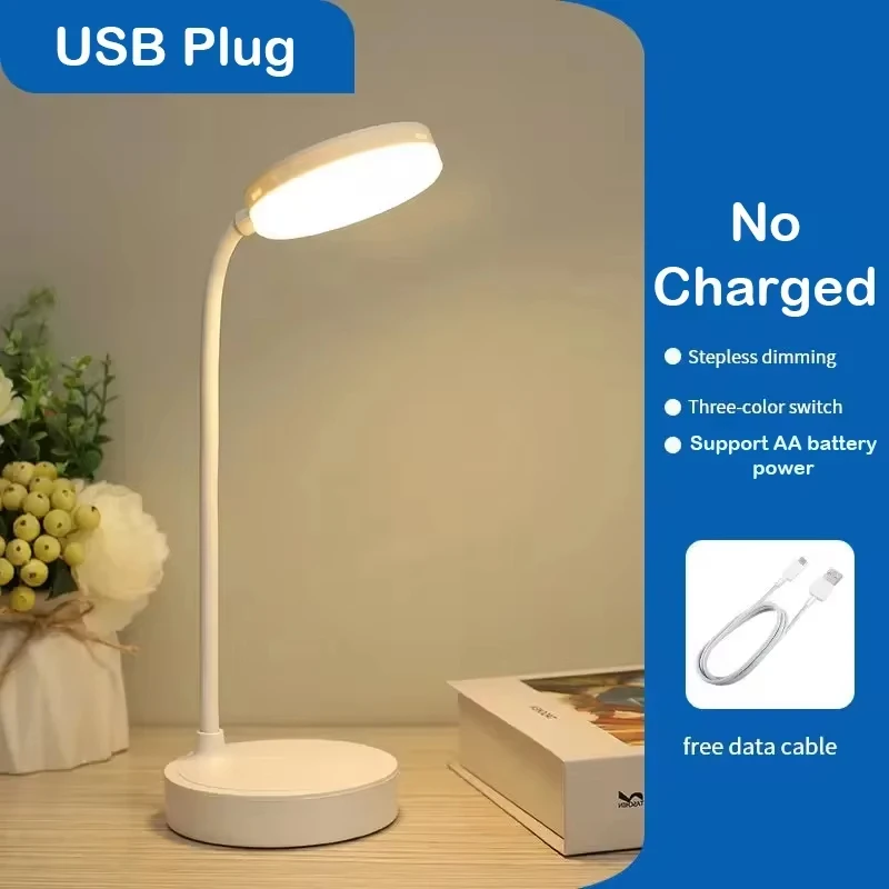 Tragbare LED-Schreibtischlampe, Augenschutz, 3 Modi, Dimmen – Bild 6