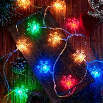 10/20/40 LEDs Weihnachtsfee Lichterkette USB/batteriebetriebener Weihnachtsbaum Urlaub Neujahr Dekor