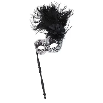 Weihnachten Karneval Hochzeit Venezianischer Karneval Maskerade Halloween Party Federmaske für Party Urlaub