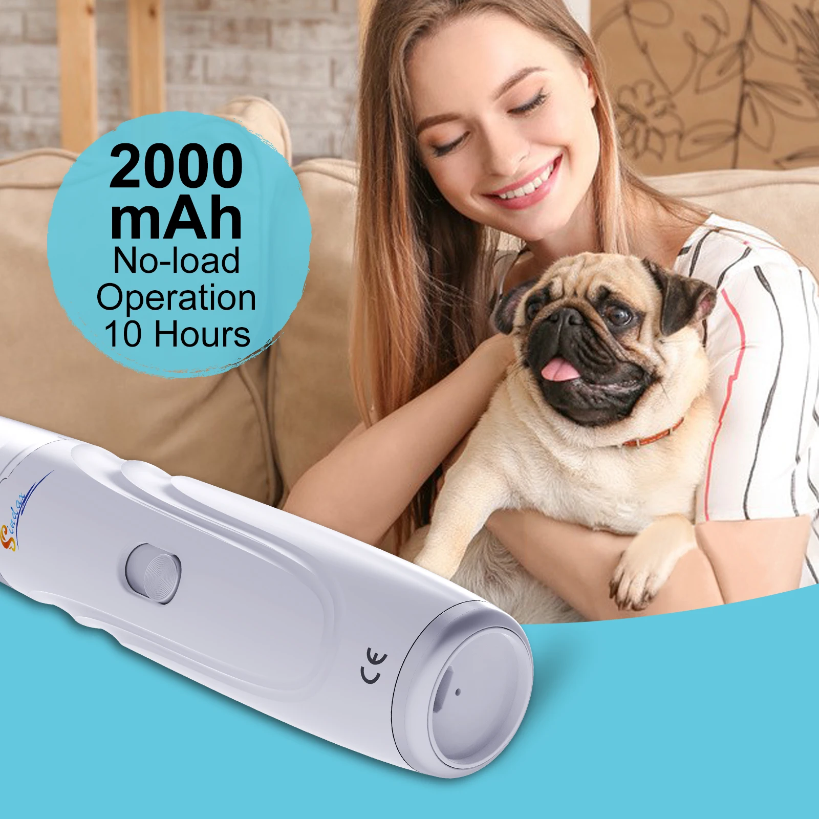Hunde-Nagelschleifer, USB wiederaufladbar, elektrischer – Bild 5