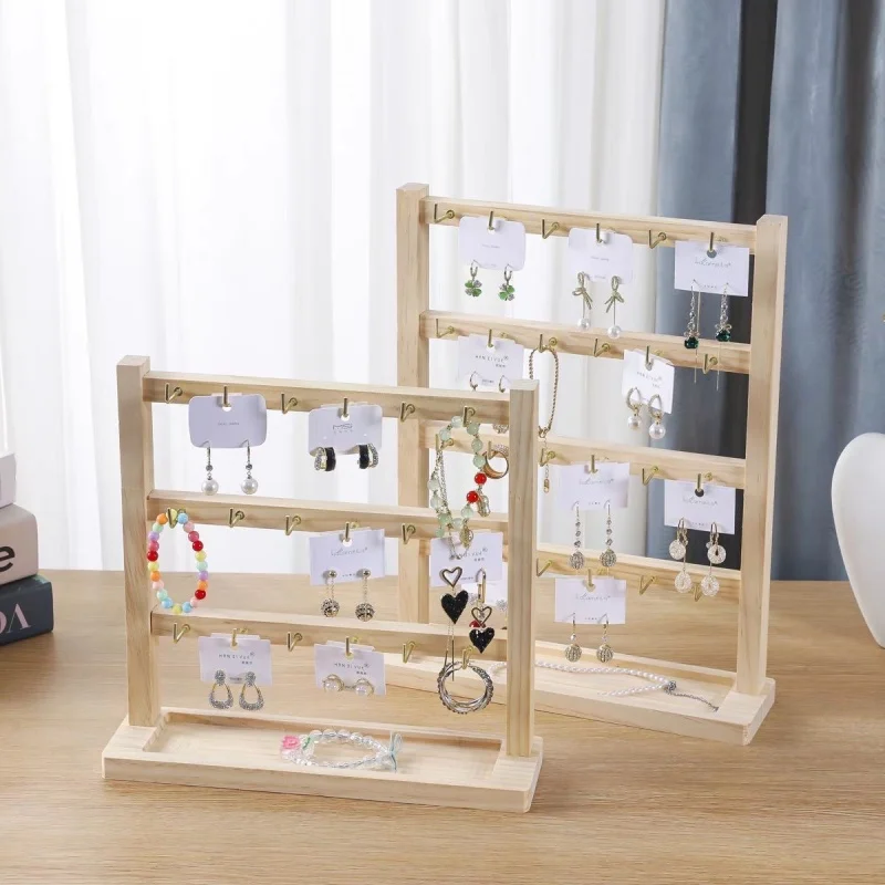 Halsketten Staffelei Schmuck Sammlung Rack Armband Display – Bild 2