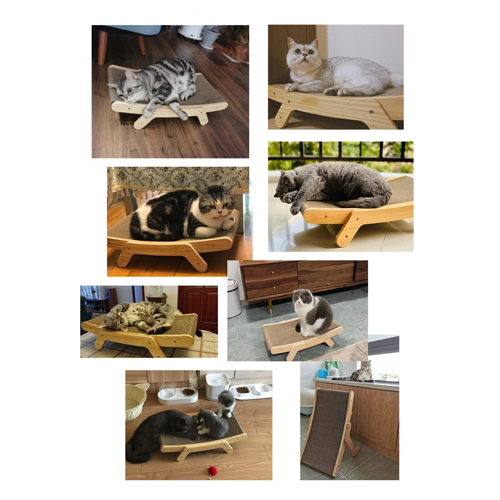 Katzen kratz brett Holzrahmen mittleres Katzen kratz bett 3 – Bild 6