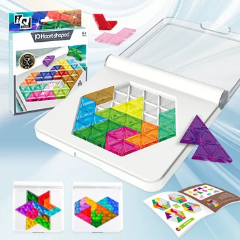 Puzzlespielzeug. Logisches Denktraining, lustige Tischspiele, mehrere Formen, Farben, Fortgeschrittene