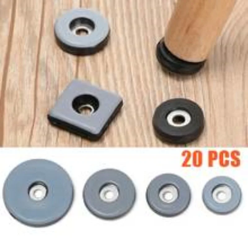 20PCS Möbel Anti Slip Stille Dicke Tragen Beständig Fuß Matte – Bild 3