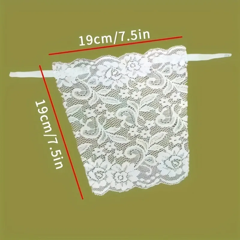 3 Stück elegante, blendfreie BH-Einsätze mit Blumenmuster – Bild 2
