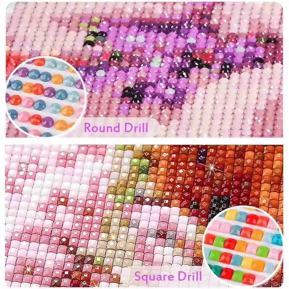 DIY Rundes/Quadratisches Diamantmalen Malen nach Zahlen auf – Bild 5