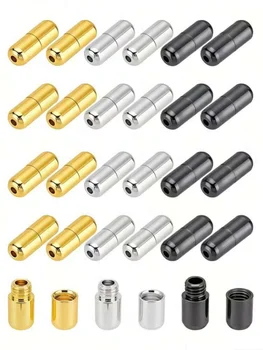 10 Metall-Schnürsenkelschlösser, Schnürsenkelschlösser aus Legierung, Kein Binden Nötig, Wiederverwendbar