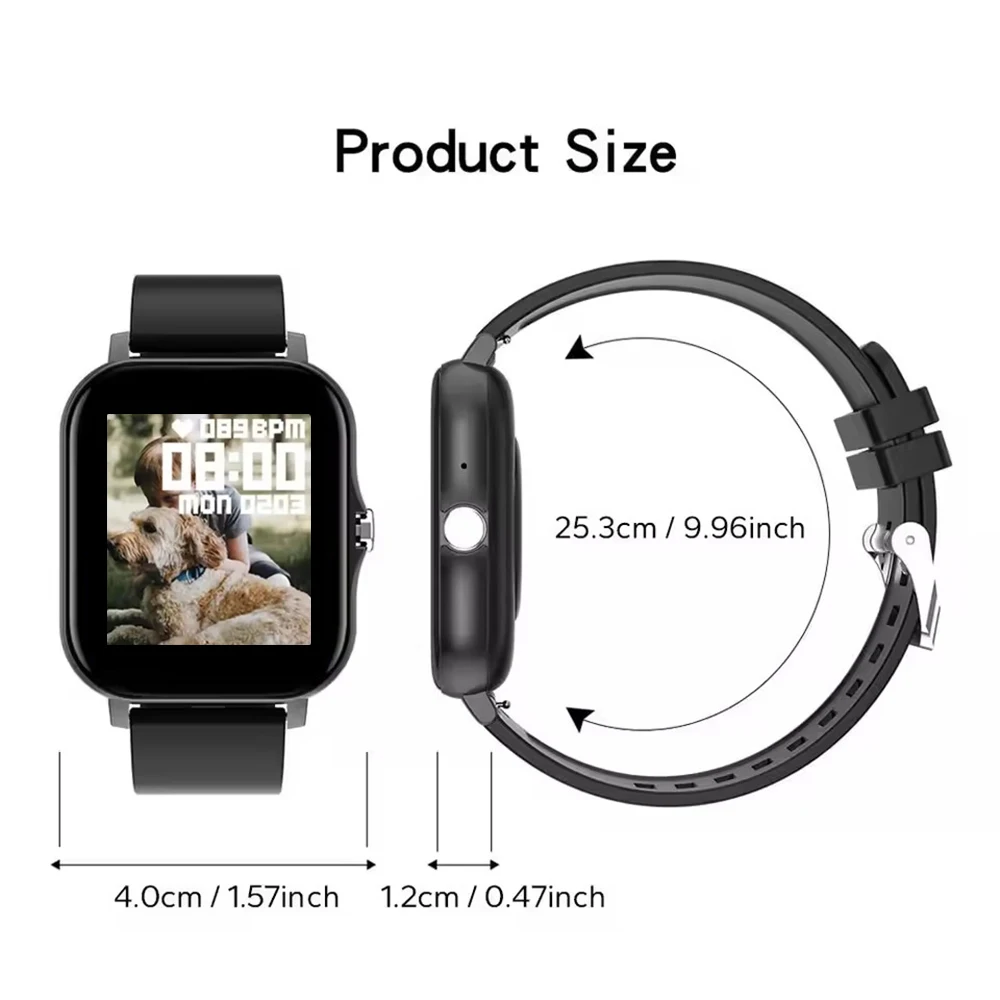 Neue Smart Watch Android IOS Telefon 1,44 Zoll Farbbildschirm – Bild 6