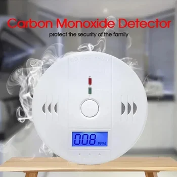 Kohlenmonoxid Alarm Rauch Alarm Co Detektor LCD Display Alarm Hause Drahtlose Toxische Gas Leck Detektor Feuer