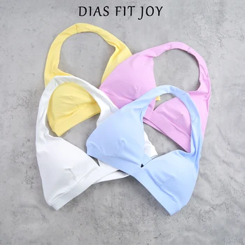 DIAS FIT JOY - Nackenfreier Yoga-BH für Laufen, Fitness, Radfahren - Atmungsaktiver, bequemer Sport-BH